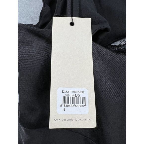 Bec and Bridge Scarlett Maxi Dress In Black - Picture 8 of 10